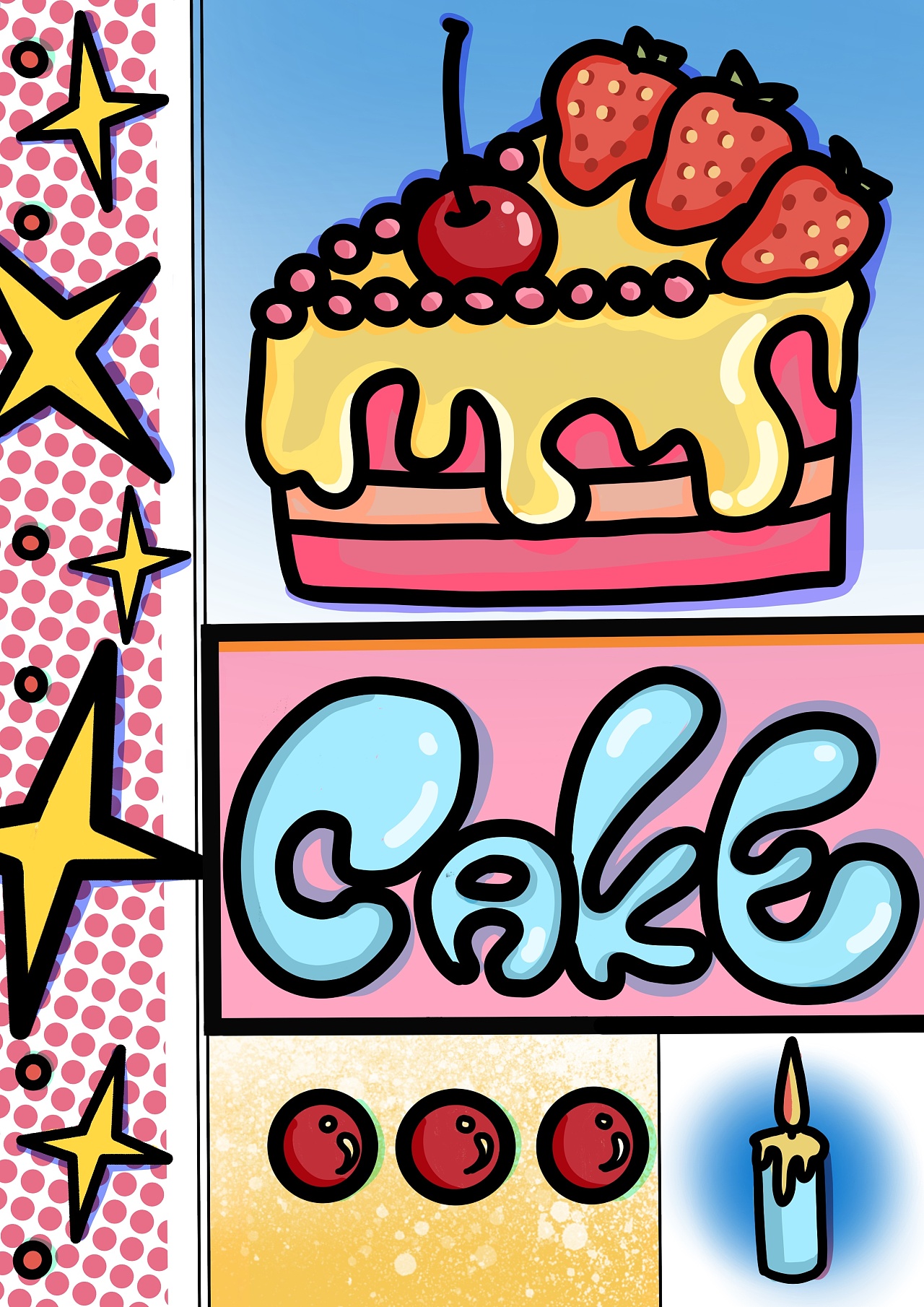 cake|插画|概念设定|三只er - 原创作品 - 站酷 (zcool)
