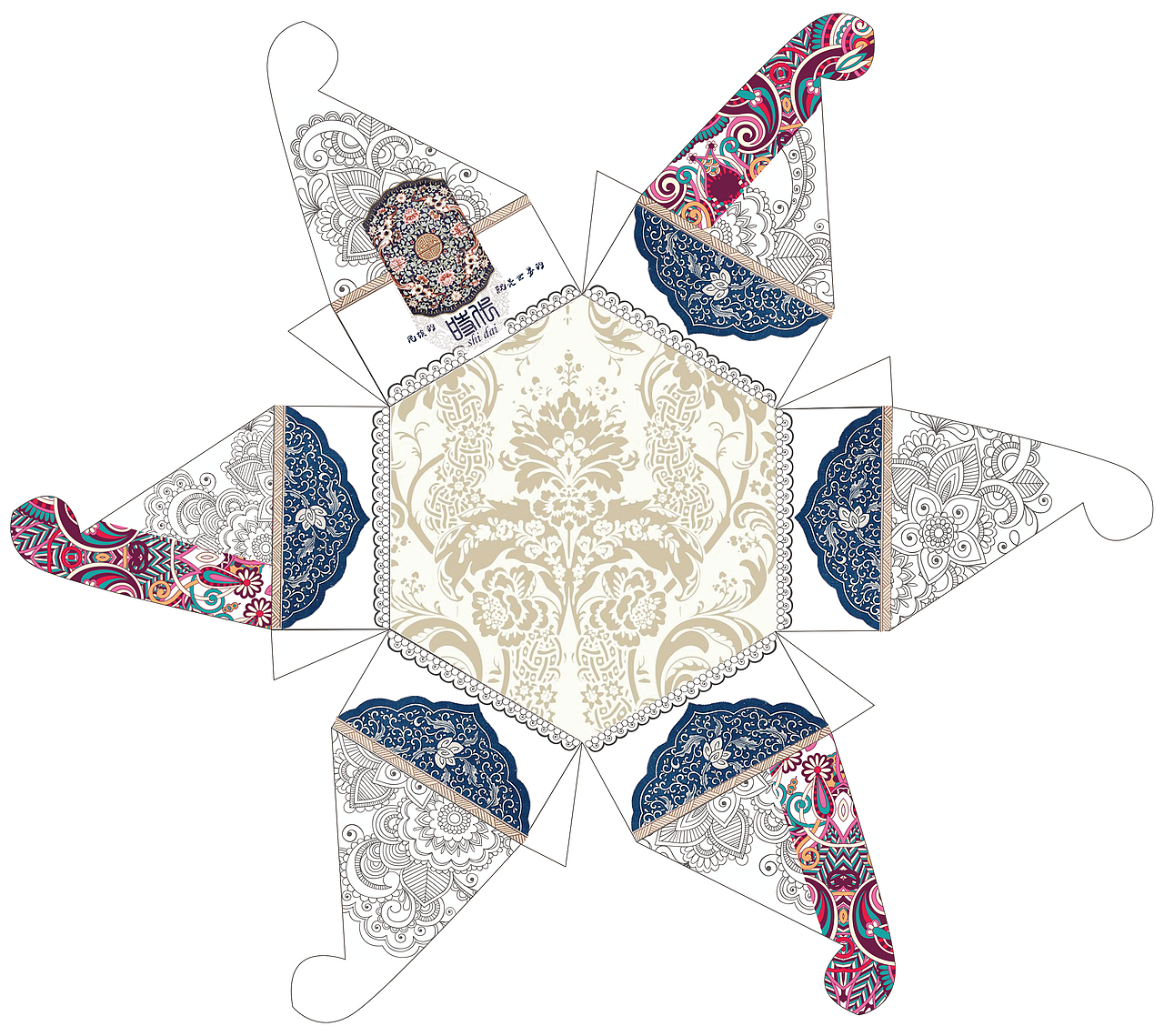 民族饰品风格，包装系列（图ZMTMxNDkyNDI4） - 包装 - 站酷设计师最会奋斗的小仙女原创素材 - 站酷ZCOOL