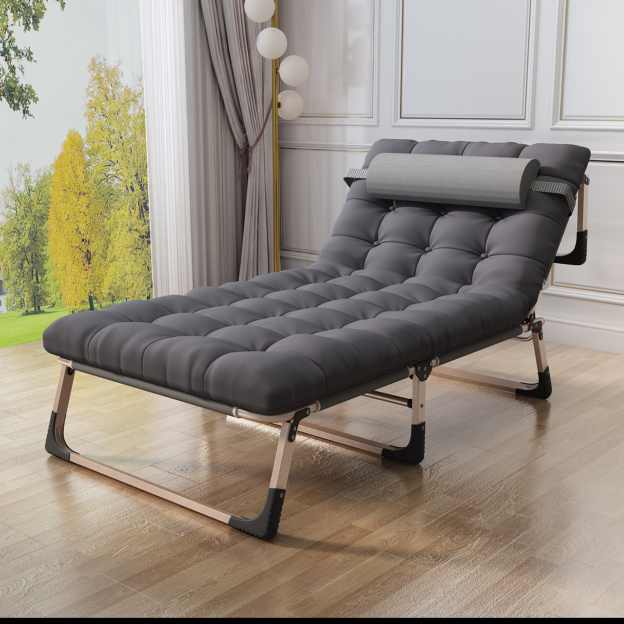 折叠床 建模渲染动画