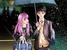 2018一些日式插畫練習(xí)