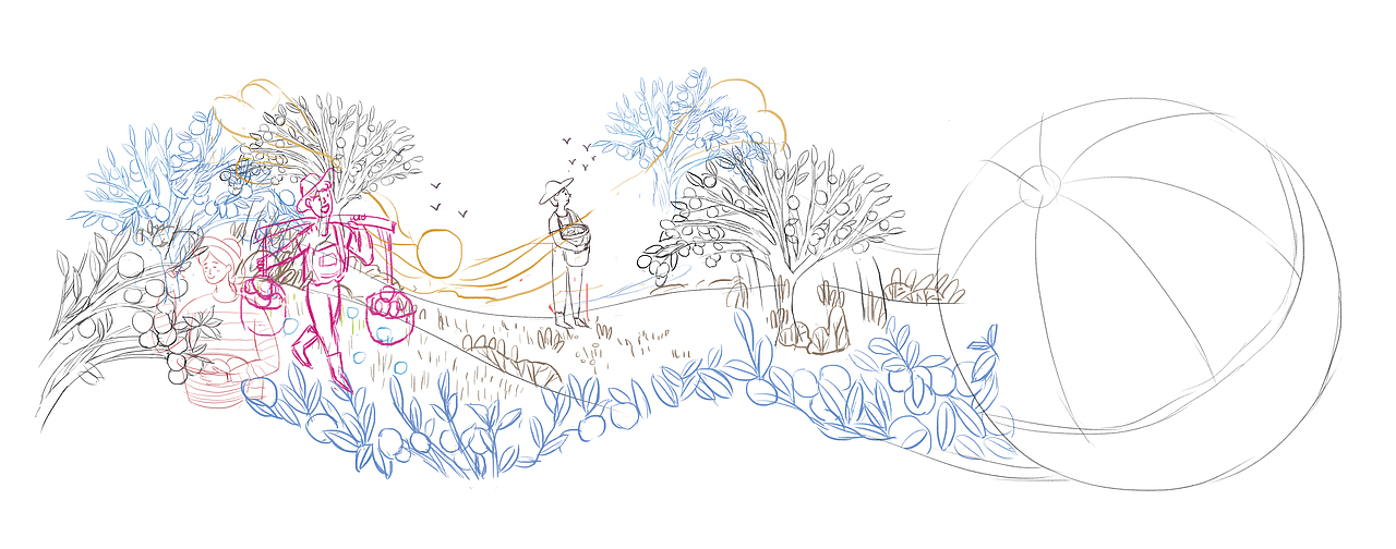 橙子包装插画（图ZMTkyMDEwODQ0） - 商业插画 - 站酷设计师芭jia原创素材 - 站酷ZCOOL