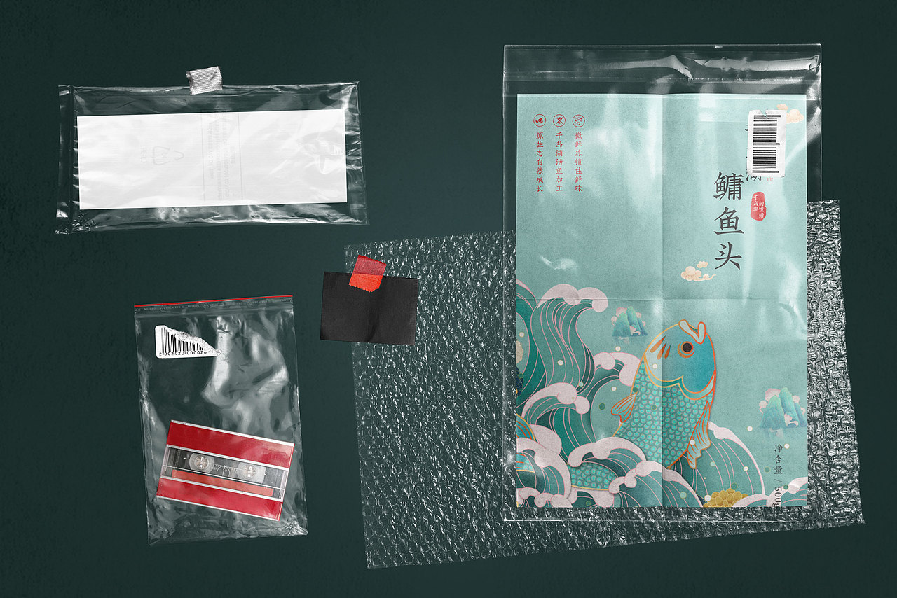 千岛湖鳙鱼头国潮包装设计