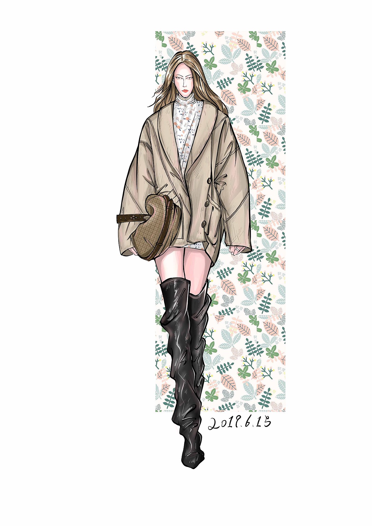 近期服装效果图整合3（图ZMTYzOTUxNjQw） - 休闲/流行服饰 - 站酷设计师能不这么逗吗原创素材 - 站酷ZCOOL