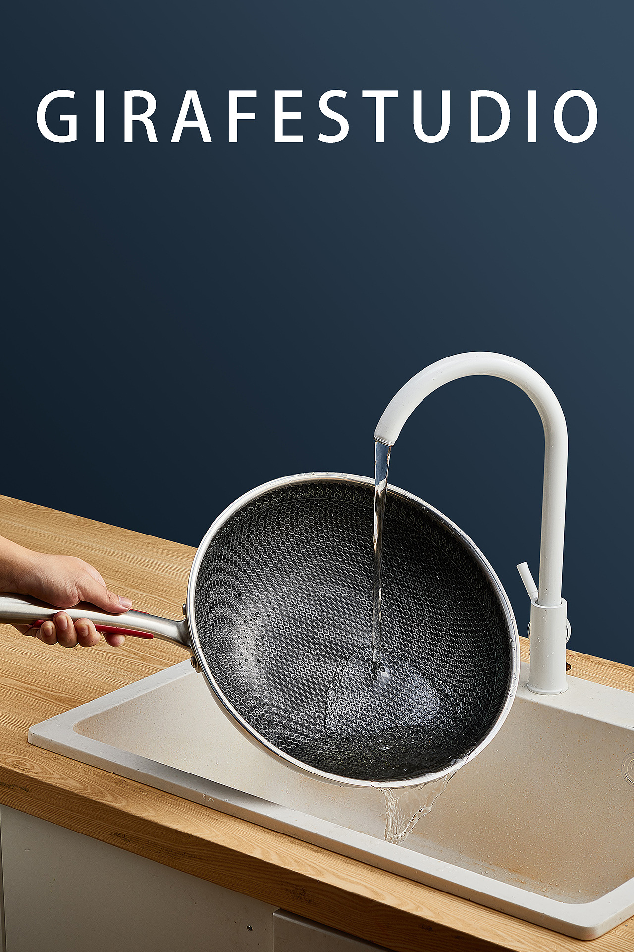 欧米熊|不锈钢炒锅（图ZMjY2MzQzMzc2） - 产品摄影 - 站酷设计师长颈鹿Girafe原创素材 - 站酷ZCOOL