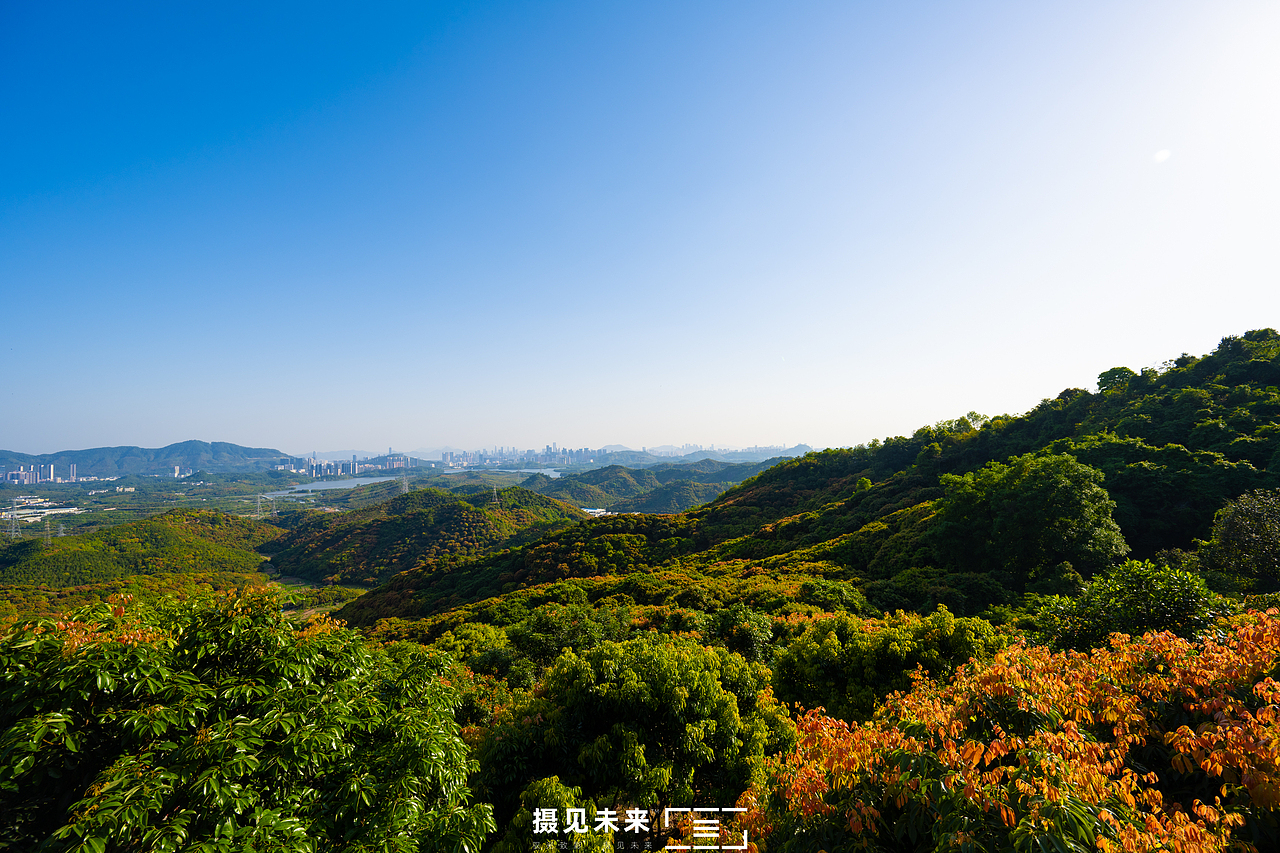阳台山自然耕地保护区全景拍摄