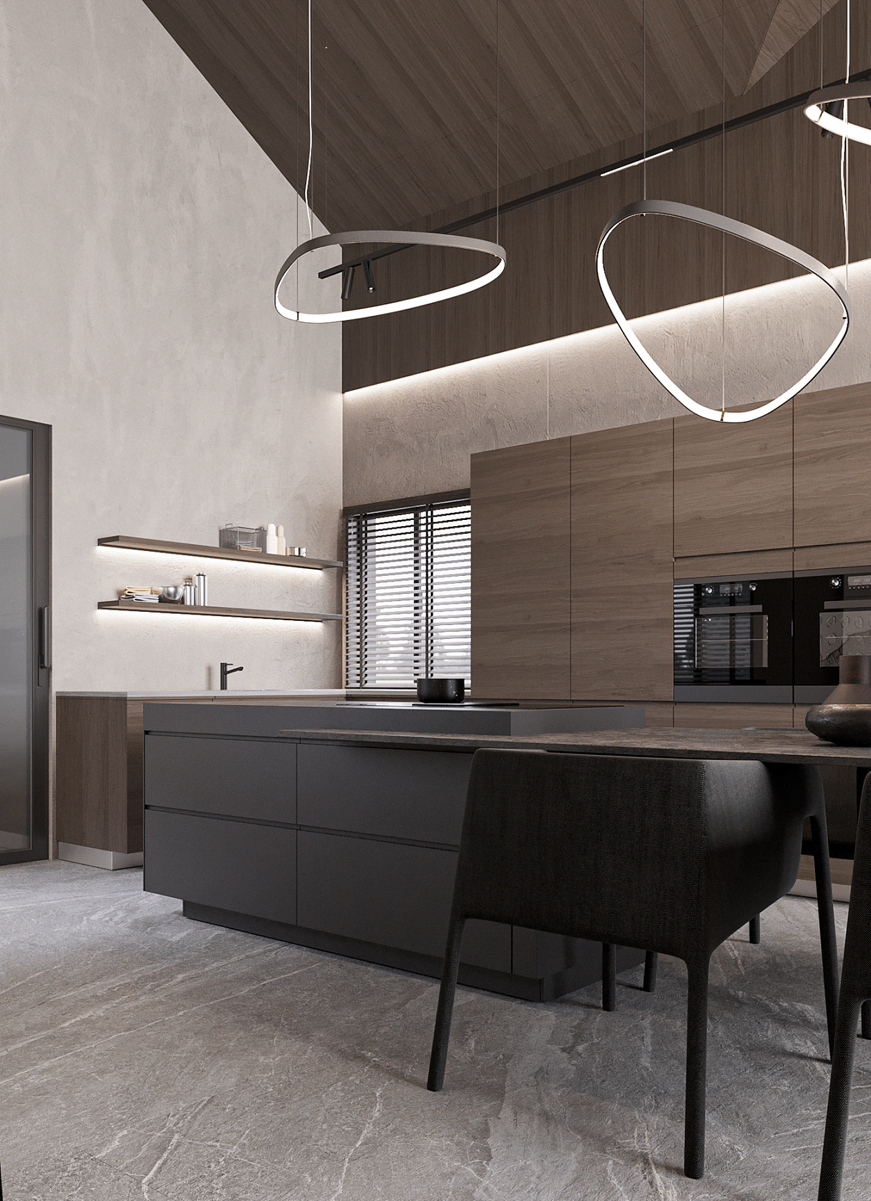 极致挑高空间的简约设计