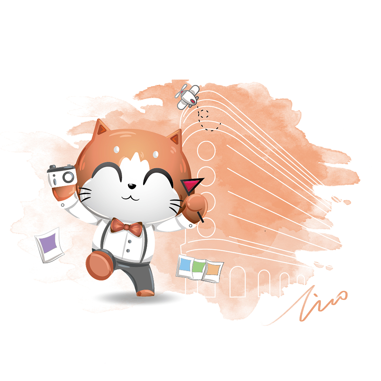 《衡复猫——衡小复》卡通ip设计