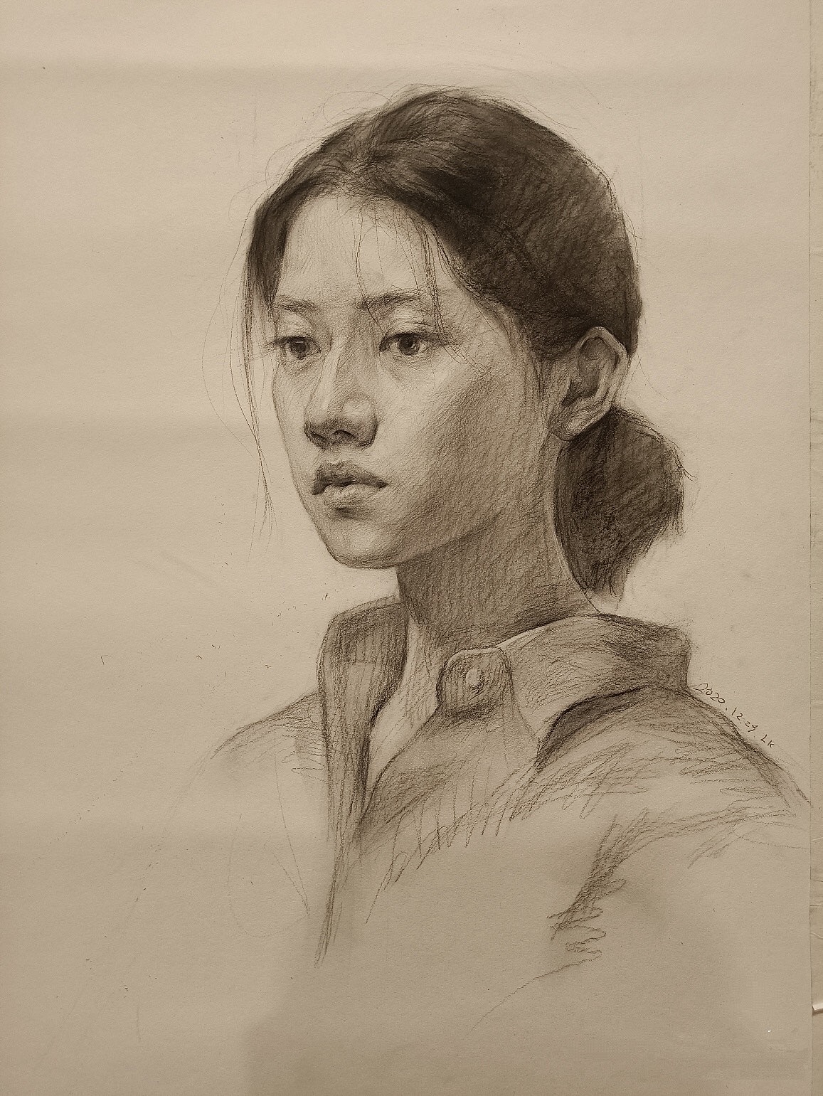 素描肖像赏析｜作者：柳康（图ZMjgxNzg5MjA0） - 绘画 - 站酷设计师衍升画室原创素材 - 站酷ZCOOL