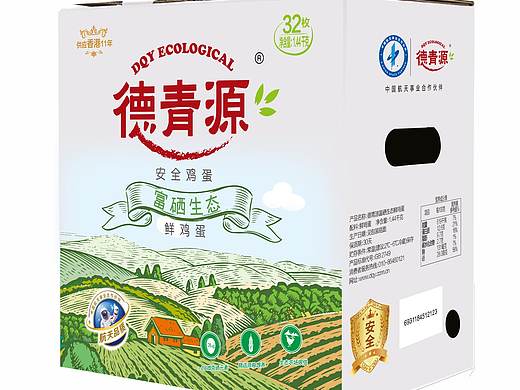 富硒鸡蛋包装设计