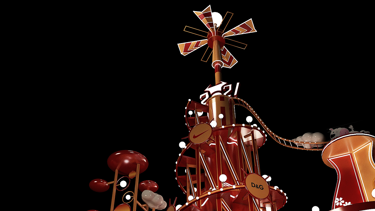 某商场美陈（图ZMjMwOTE3OTky） - 场景 - 站酷设计师美陈Hello世界原创素材 - 站酷ZCOOL