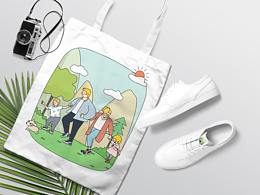 线性插画风格习作