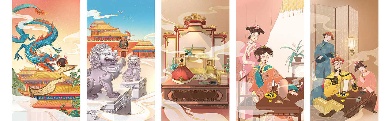 九月商稿（图ZMTc5NjUwMTM2） - 商业插画 - 站酷设计师一flower原创素材 - 站酷ZCOOL