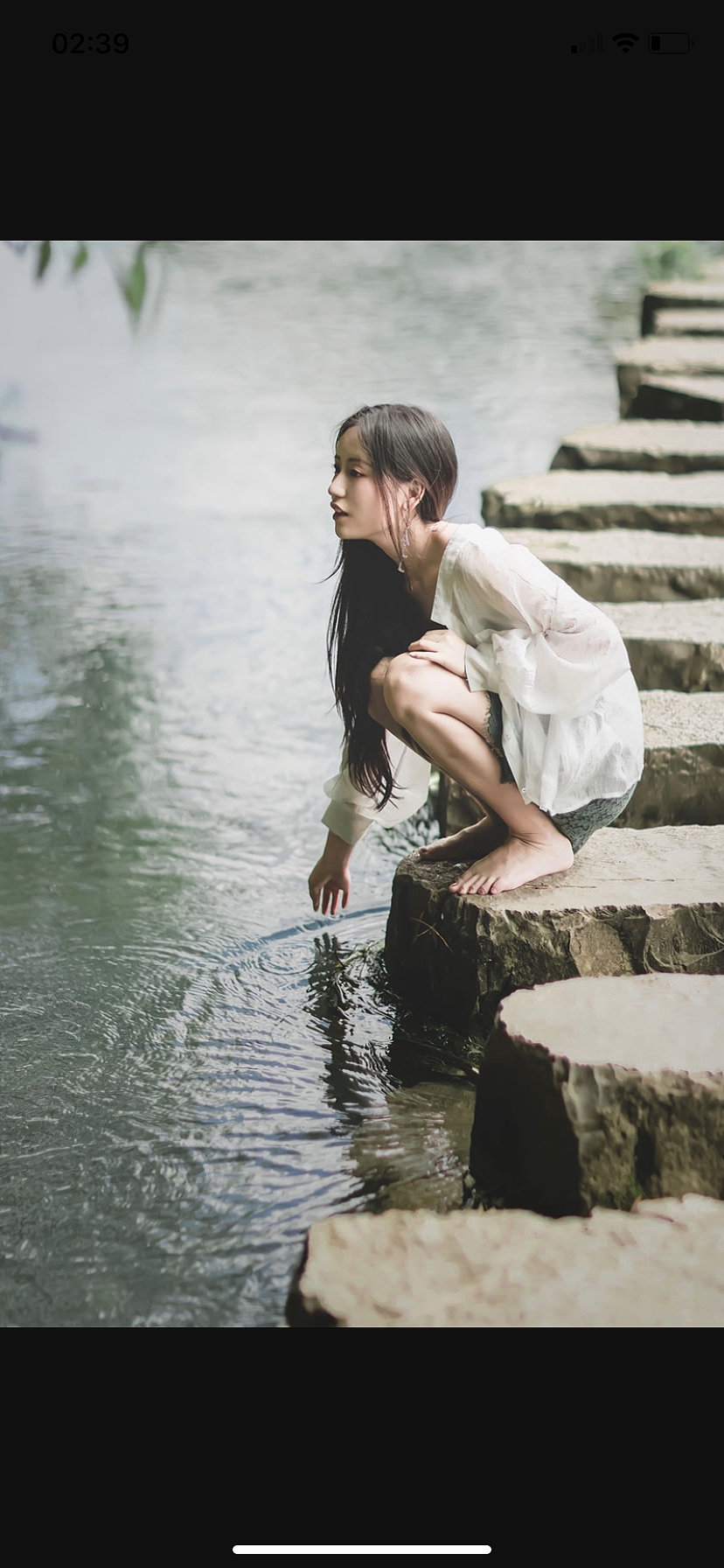 湖景#美女#（图ZMjE2NTEyMzQ4） - 人像摄影 - 站酷设计师CM川沐原创素材 - 站酷ZCOOL