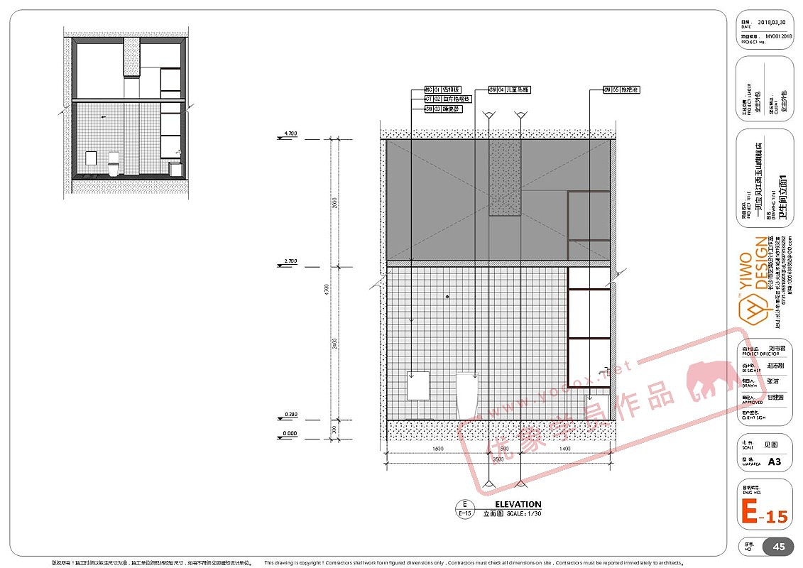 LayOut学员作品——一班宝贝母婴店施工图纸（图ZMTQ0Nzk1NDMy） - 家装设计 - 站酷设计师优象原创素材 - 站酷ZCOOL