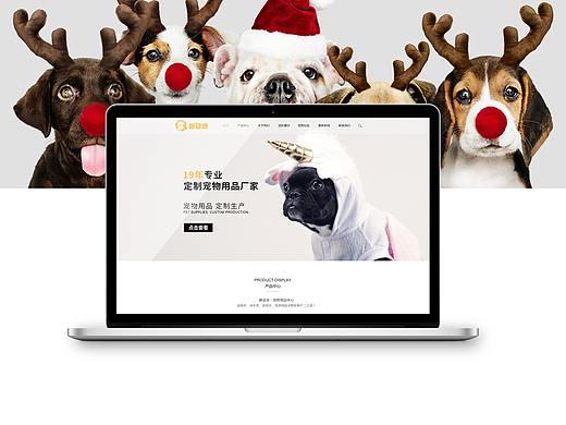 宠物用品-企业网站设计