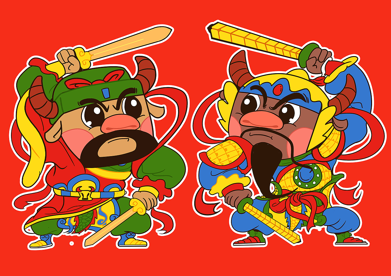 2021 牛年大吉（图ZMjM0OTU4NzE2） - 新锐潮流插画 - 站酷设计师由忠庆原创素材 - 站酷ZCOOL