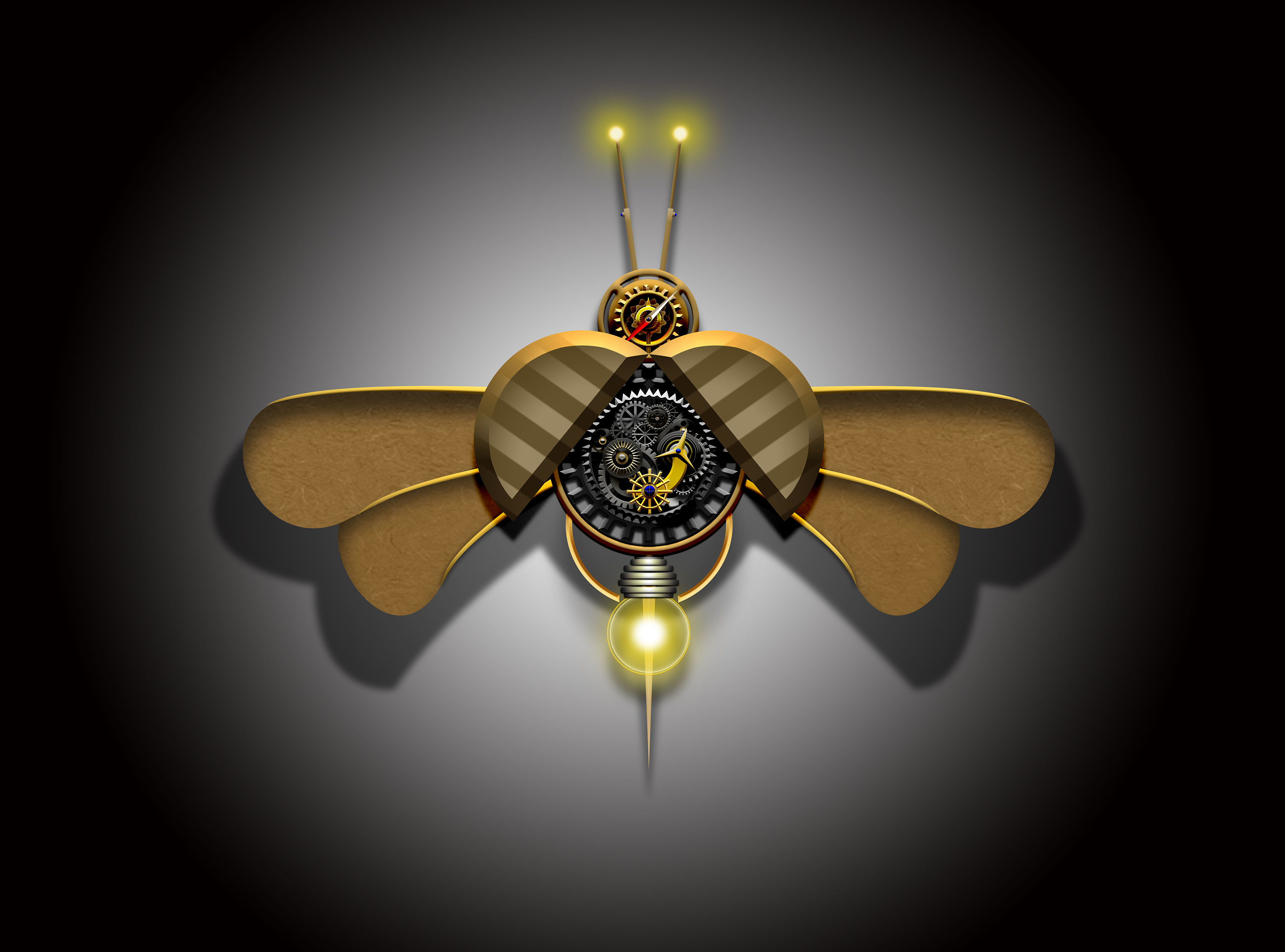 哥特重工业复古风之机械昆虫