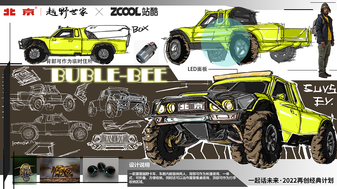 露营越野车（图ZMjk4NzczMTA4） - 商业插画 - 站酷设计师ouraku原创素材 - 站酷ZCOOL