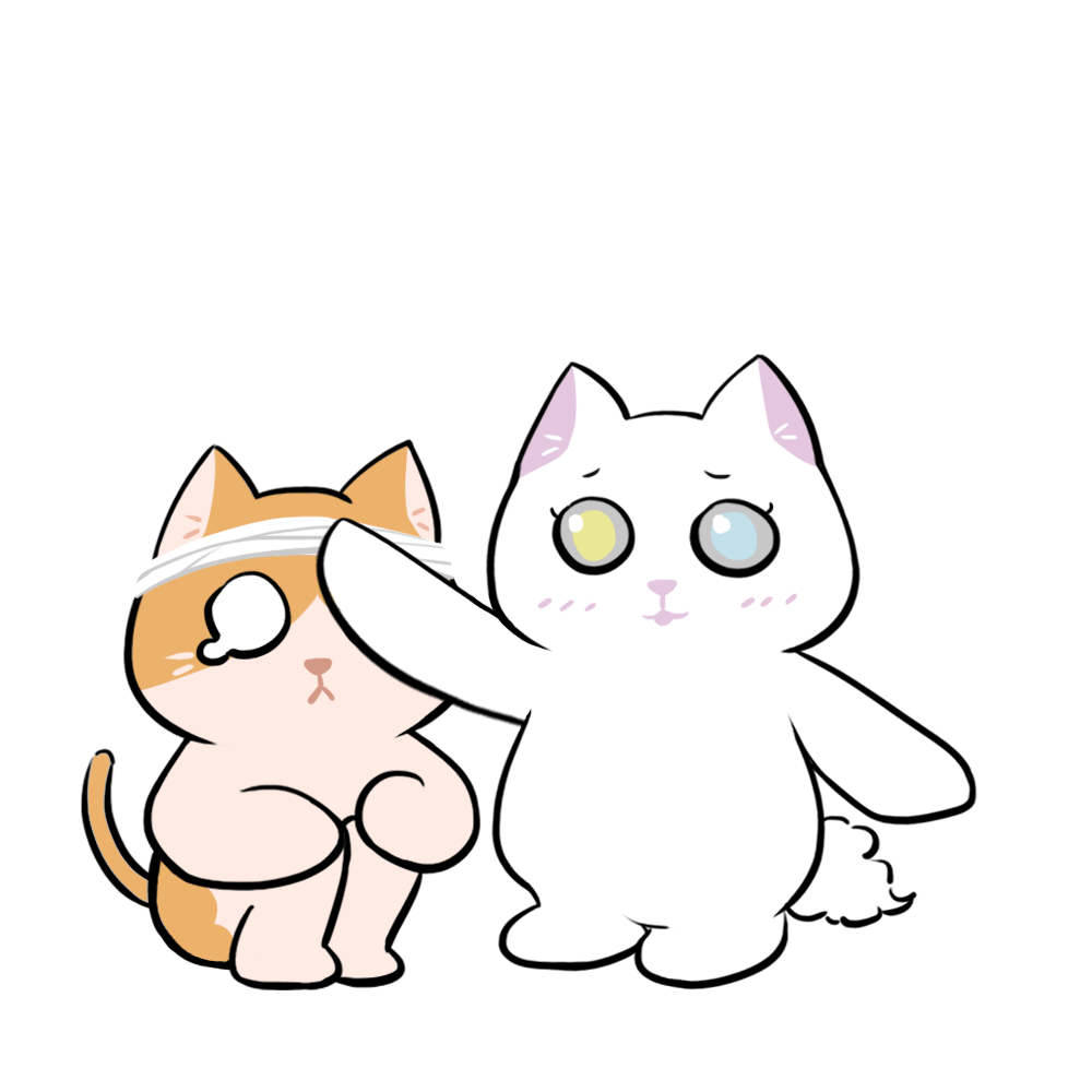猫猫表情包（图ZMjg5NjMyMjYw） - 儿童插画 - 站酷设计师sakujyo_原创素材 - 站酷ZCOOL