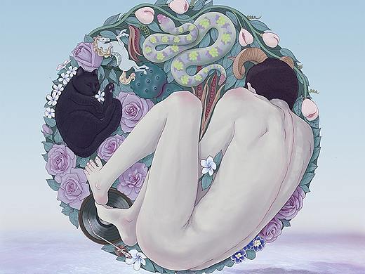 《再见，爱人》小说封面插画及设计