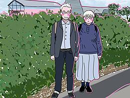 老了也要一起穿情侶裝（每日一圖）