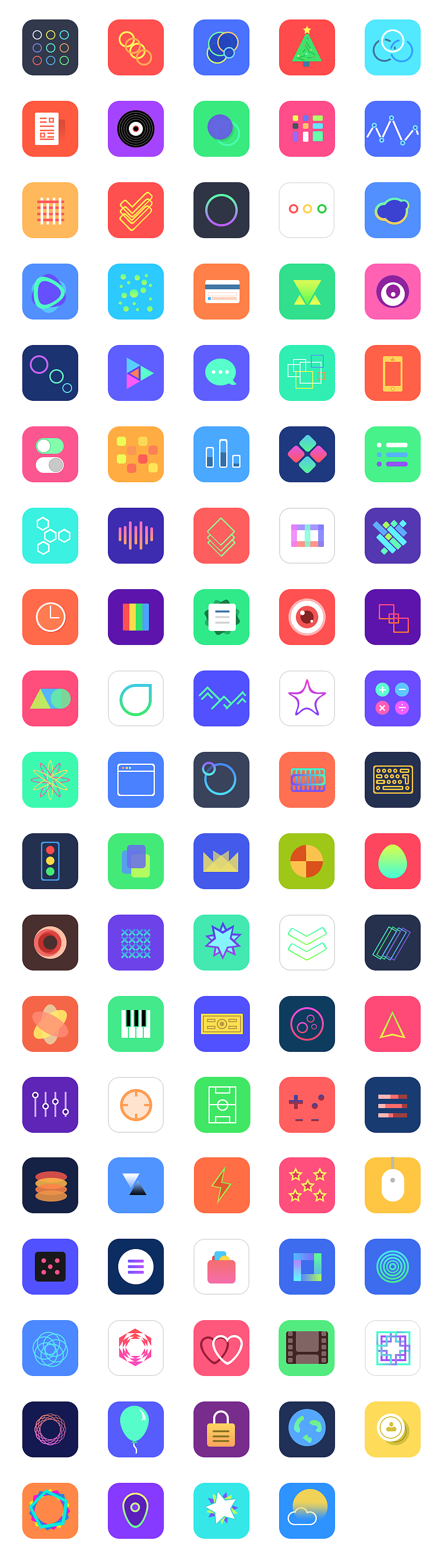 剪影线性小图标&ios8