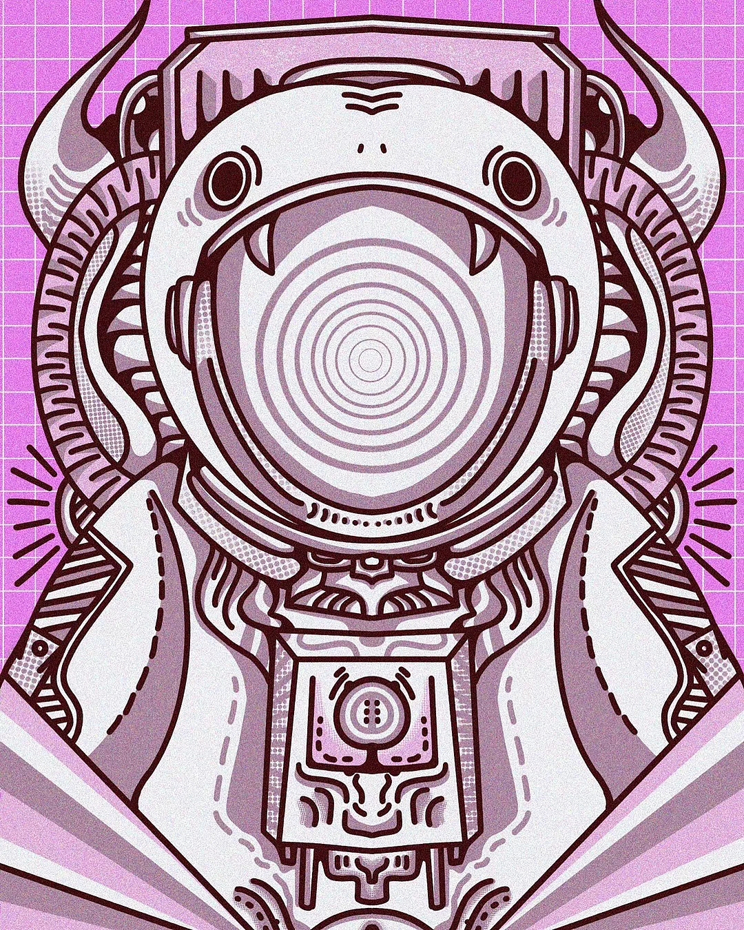 【宇航员系列】最近画了三个小图