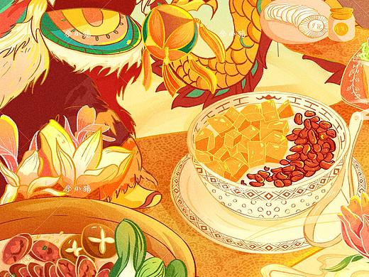 国风插画 | 建筑 | 顺德美食文化特色
