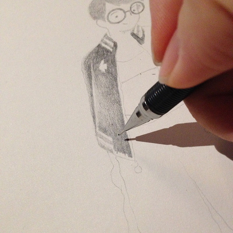 「素描小人物」集合（图ZMTEwMzQxNDQ0） - 创作习作 - 站酷设计师margaretlor原创素材 - 站酷ZCOOL