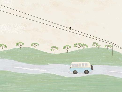 平凡之路（個人主頁-ZNDAxNDMwMDQ=） - 商業(yè)插畫 - 站酷設計師米巫Mi_wu原創(chuàng)素材 - 站酷ZCOOL