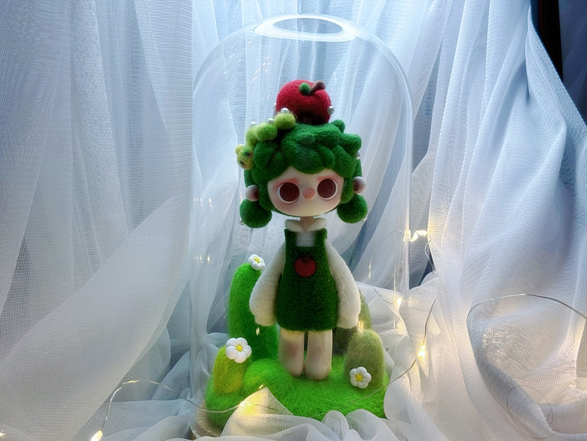 🌲🐛🍎超轻粘土+羊毛毡🍎🐛🌲（图ZMzY5NjMxNTky） - 手办/模玩 - 站酷设计师乔儿_蛮原创素材 - 站酷ZCOOL