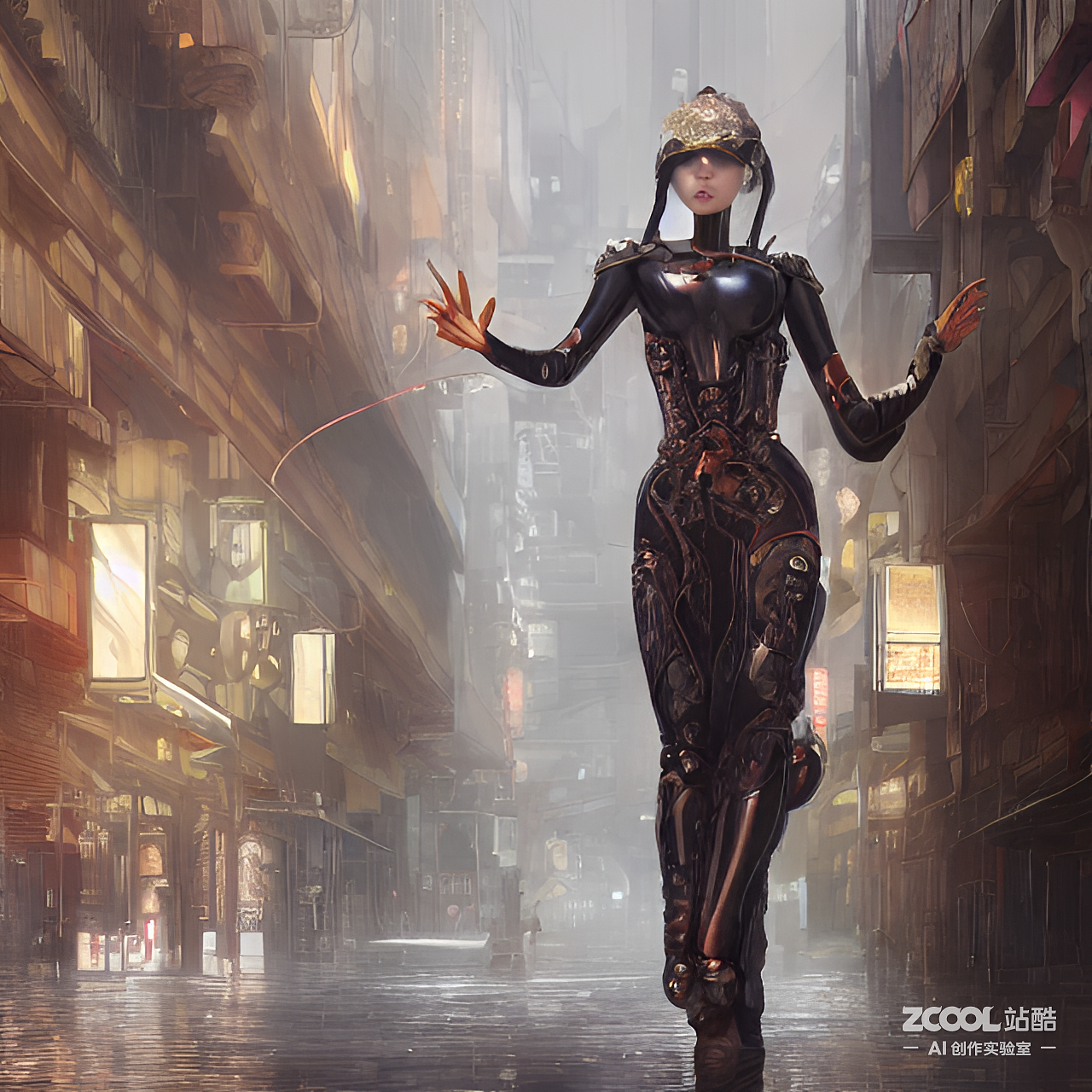 #AI创作实验室#中国风，赛博神仙（图ZMzIyOTMyNzcy） - AI作品 - 站酷设计师追云青年原创素材 - 站酷ZCOOL