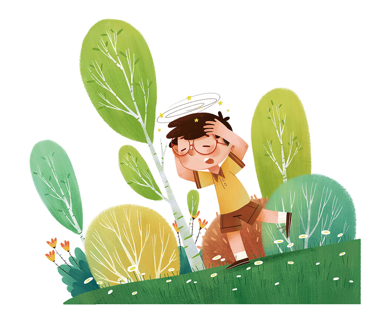 杂志的一些小插图