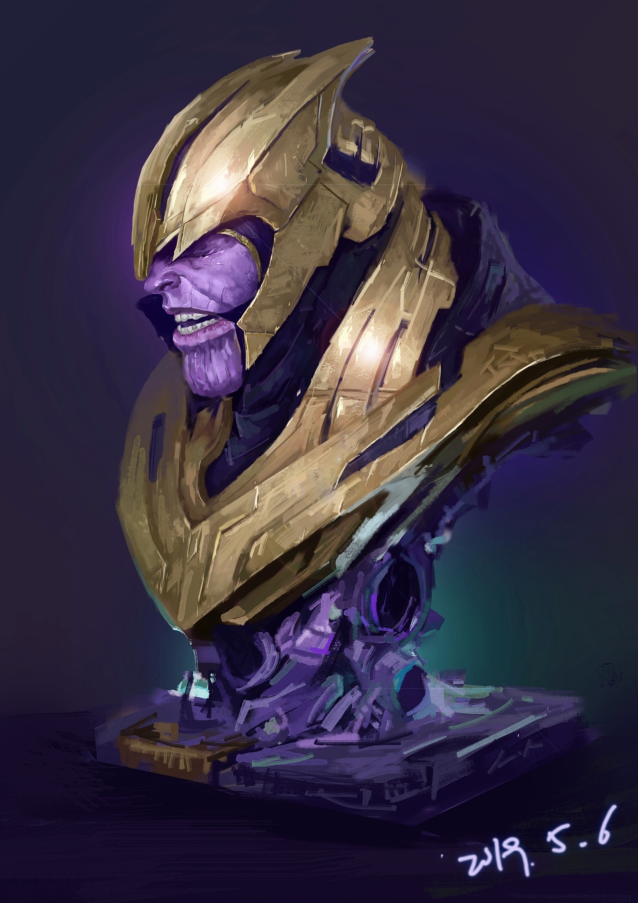 复仇者联盟灭霸插画习作