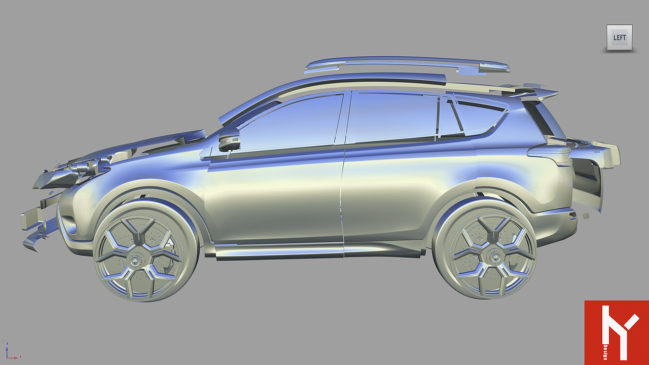 丰田RAV4 海耀(HY)学员作品 数模分享 !