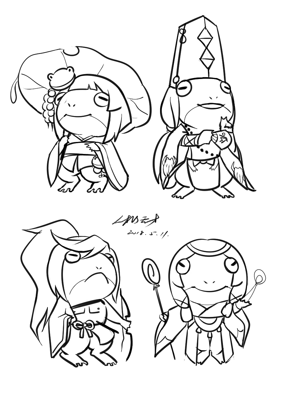 姑获鸟与全式神,平安京的日与夜|插画|商业插画|人才vs天才_原创作品