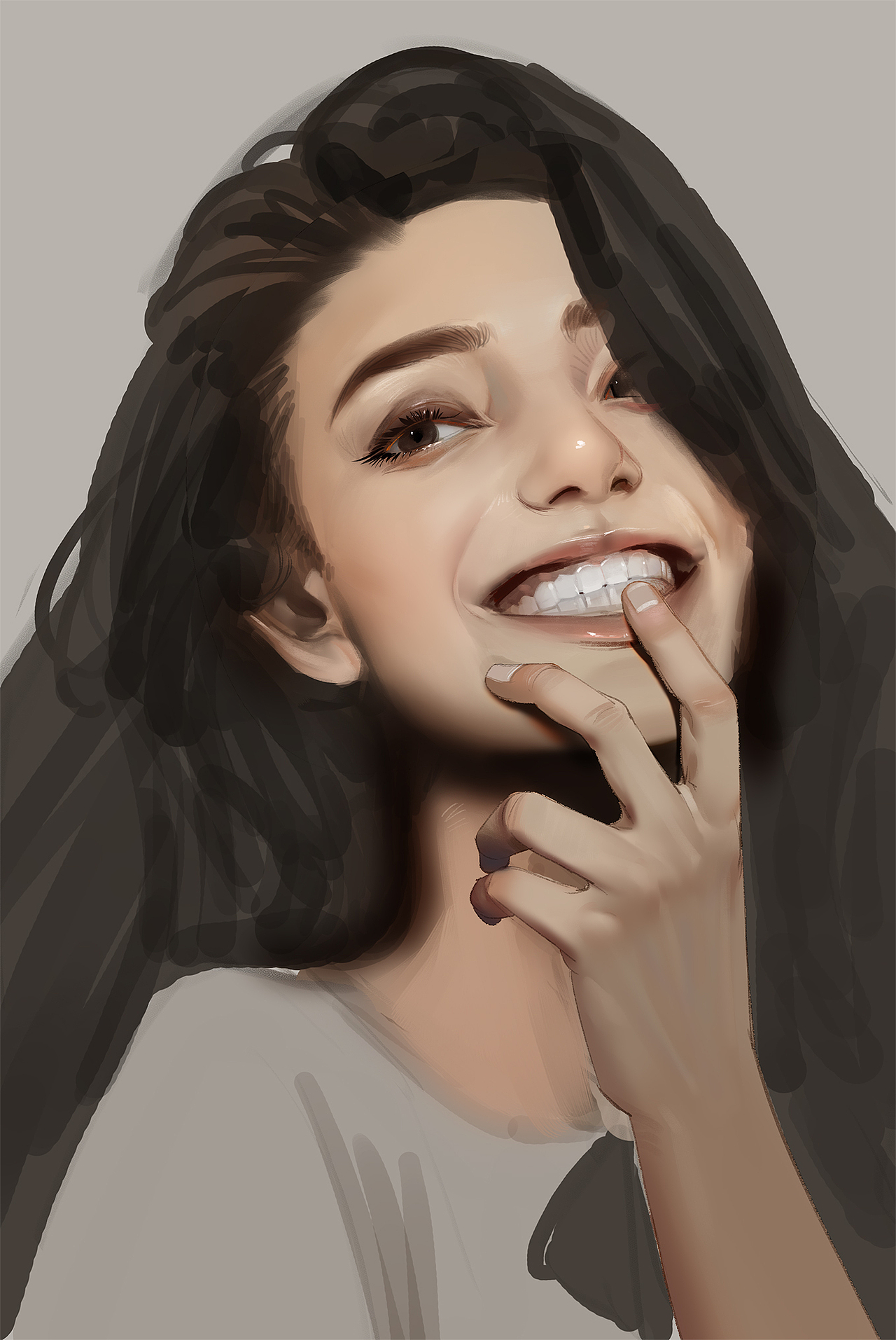 你笑起来真好看|插画|商业插画|peter肖吉_原创作品-站酷zcool