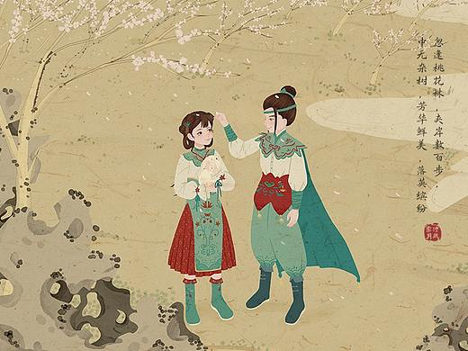 清风霁月（个人主页-ZNjI5NzY2MTI=） - 商业插画 - 站酷设计师BlingBlingL晶晶原创素材 - 站酷ZCOOL