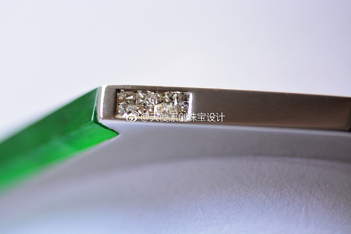 天使原创之翠上佳美新品——几何系手镯