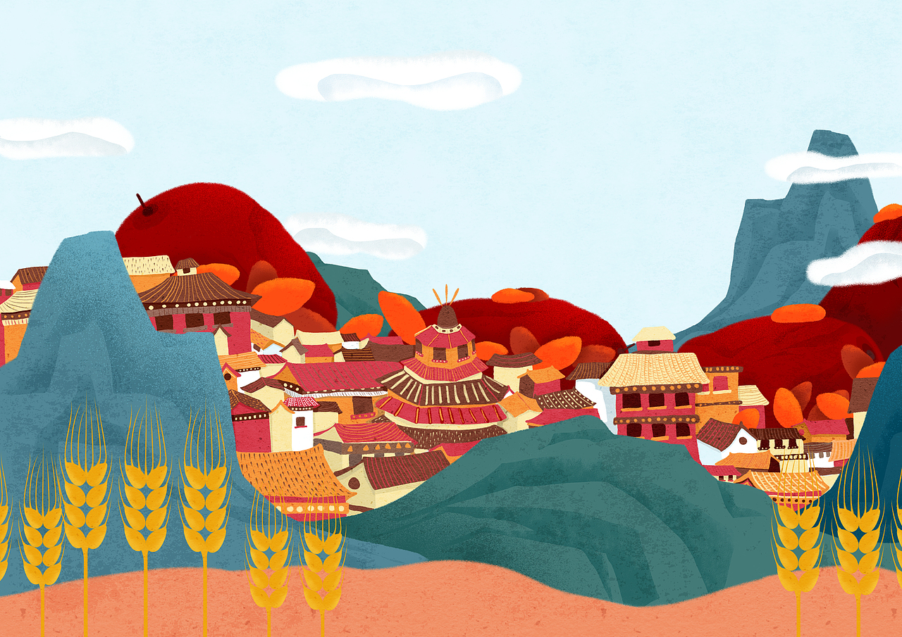 红枣枸杞青稞粉包装插画（图ZMTExMzk1Mzky） - 商业插画 - 站酷设计师孙二条原创素材 - 站酷ZCOOL