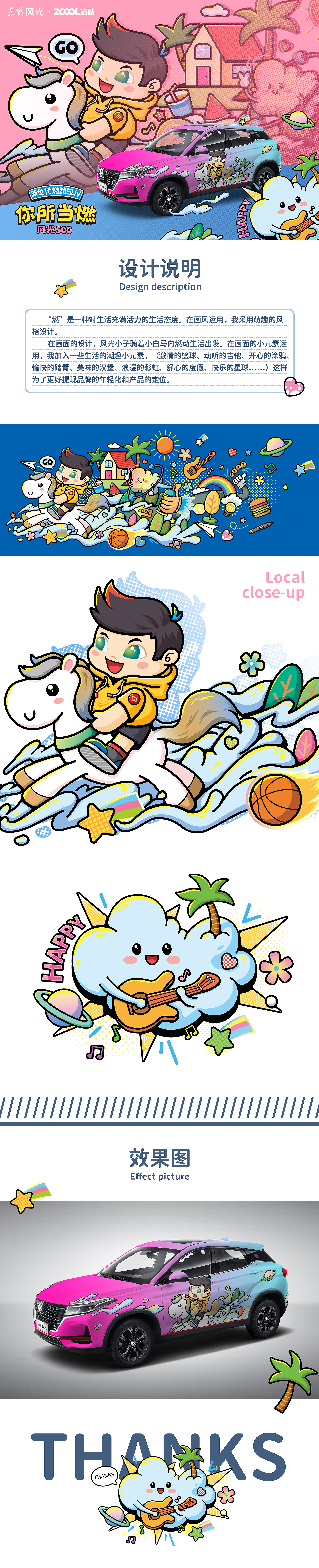 站酷x东风风光xVV熊#全民燃改季#《你所当燃》