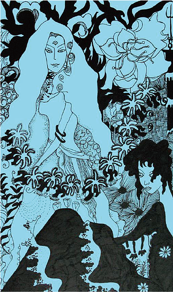 手绘黑白插画-中性笔 针管笔（图ZNjY1MTI4NzI=） - 创作习作 - 站酷设计师大墨墨原创素材 - 站酷ZCOOL