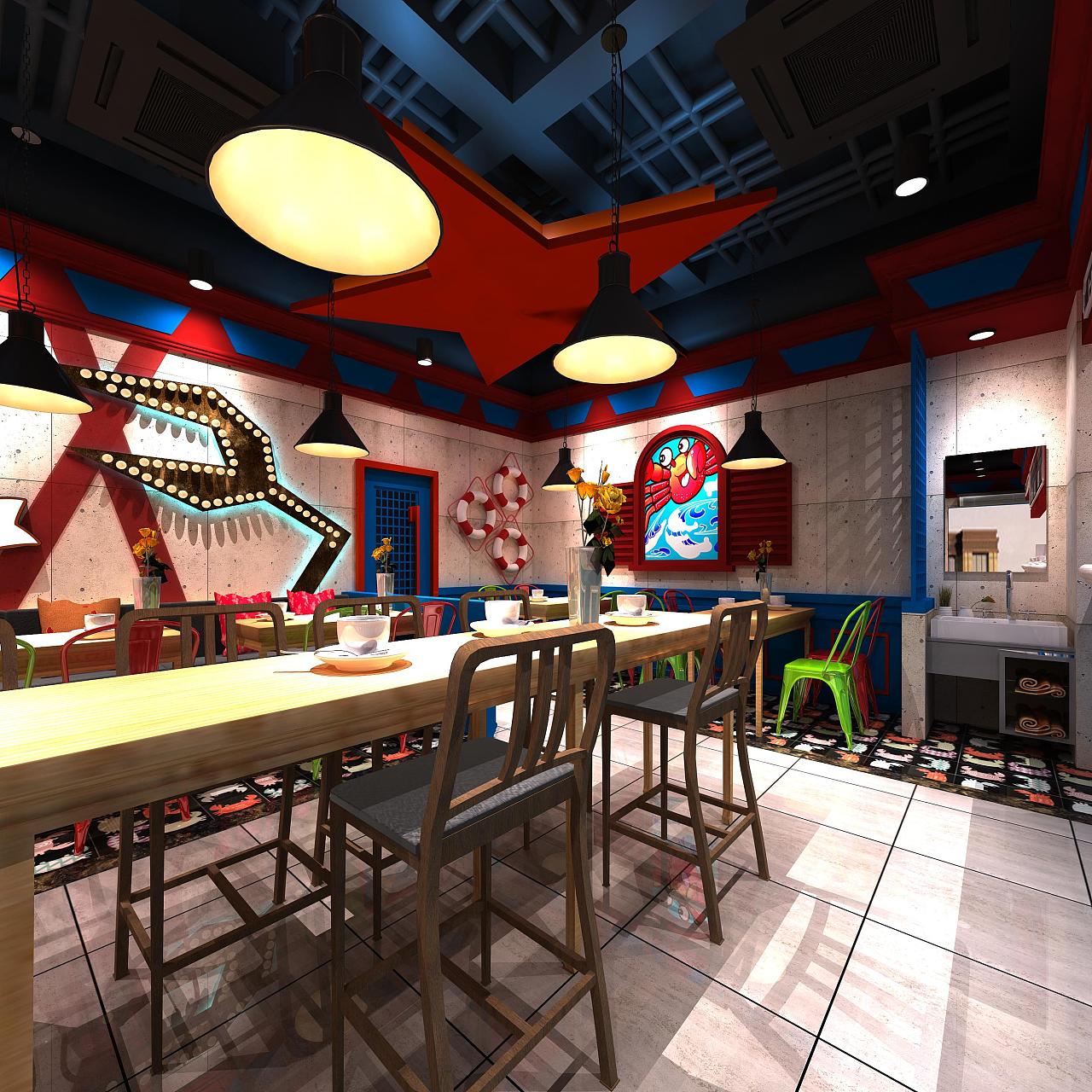 面馆也要有自己的设计style_成都创意餐厅装修|空间|家装设计|创意主题餐厅装修 - 原创作品 - 站酷 (ZCOOL)