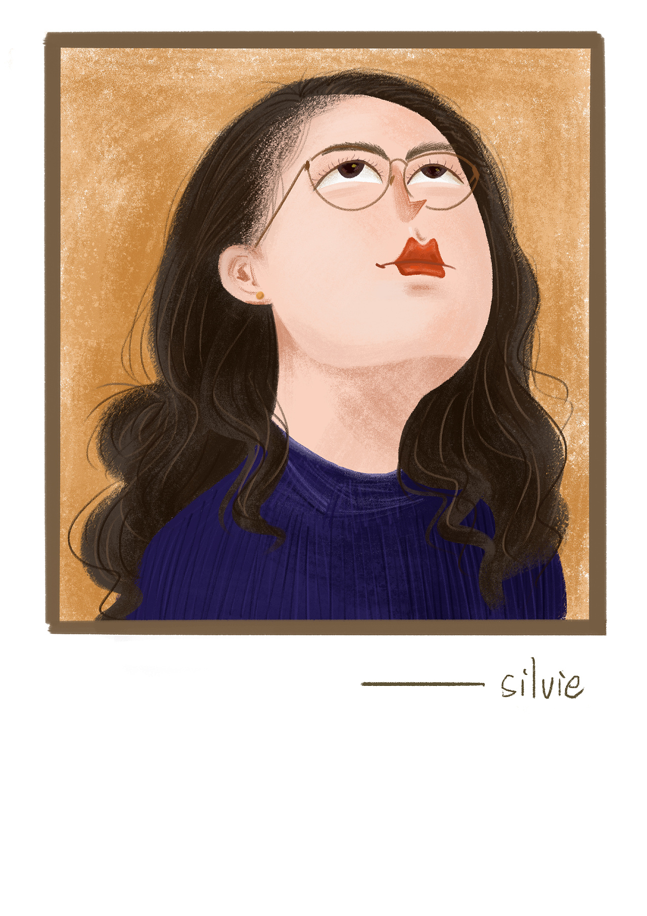 外国人的头像|插画|创作习作|白白的silvie - 原创作品 - 站酷 (zcool