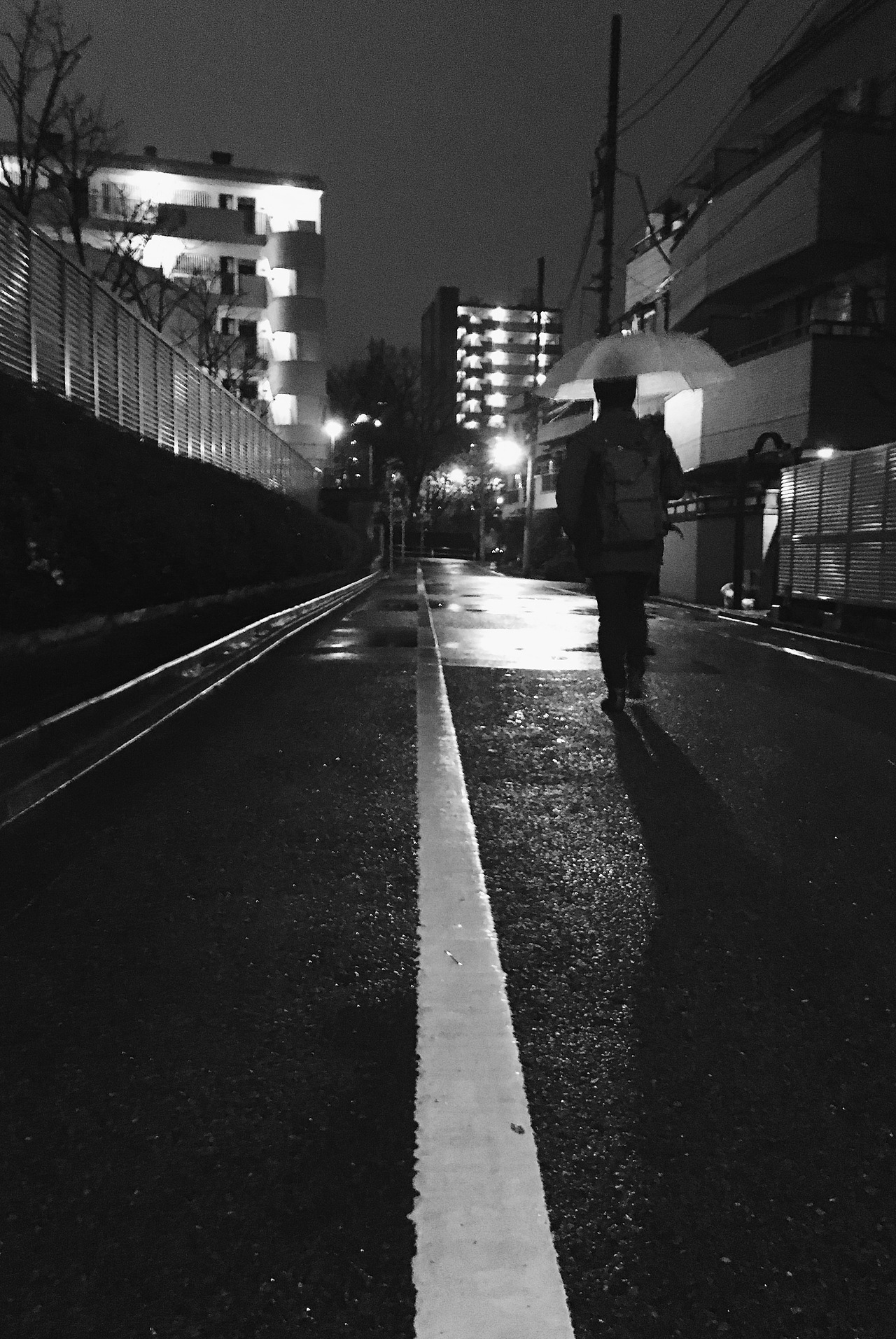 手机拍摄:都市夜归人