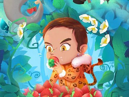 吃草莓