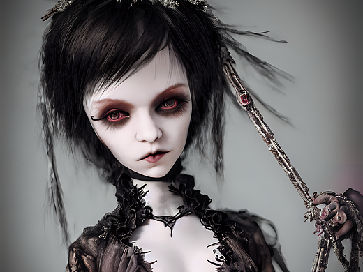 #AI創(chuàng)作實驗室#哥特（個人主頁-ZNjI2ODk5MDA=） - AI作品 - 站酷設(shè)計師空條kiiko原創(chuàng)素材 - 站酷ZCOOL