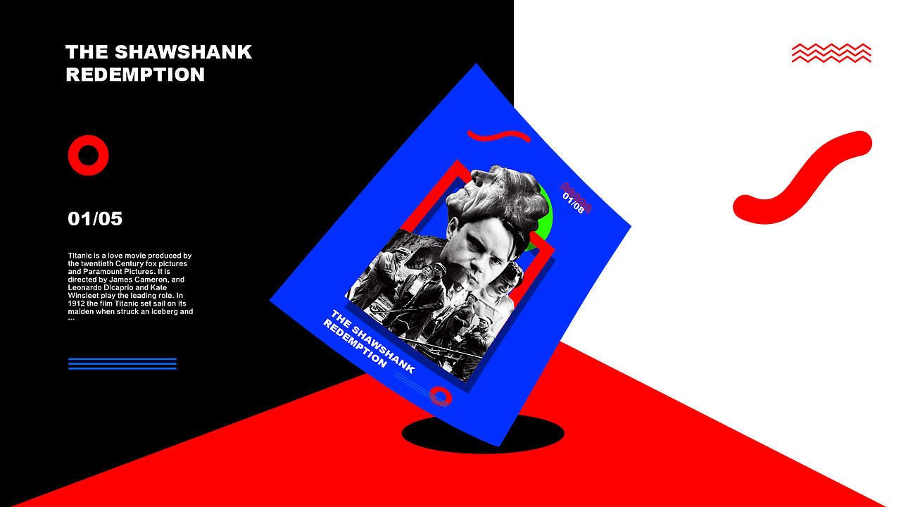 电影海报创意交互设计