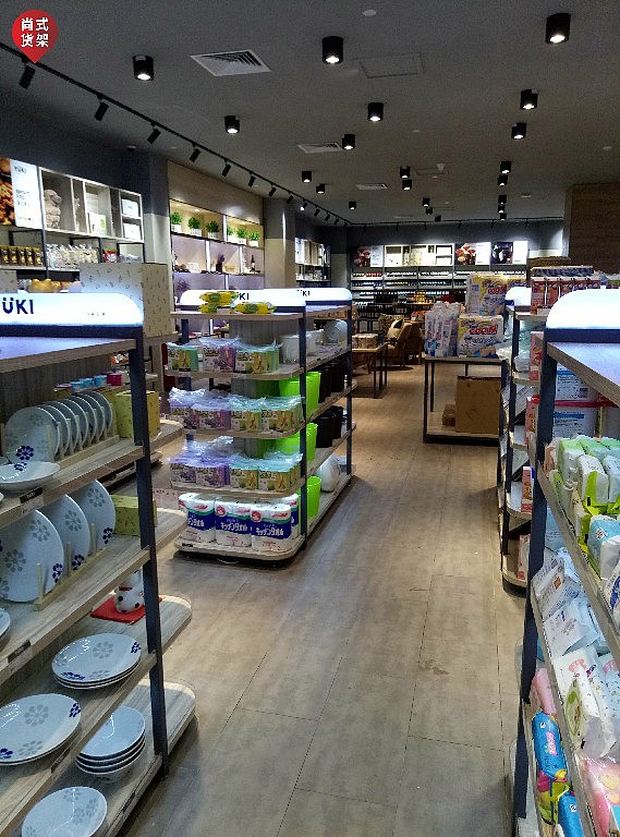 黄山超市中岛柜 天福便利店的高端展示架 商超货架