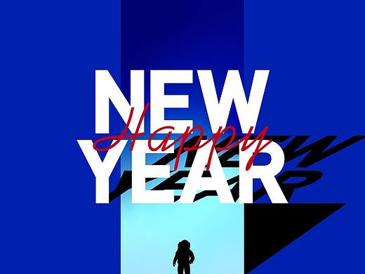MONOLIT投资管理机构 - HAPPY NEW YEAR新年海报设计
